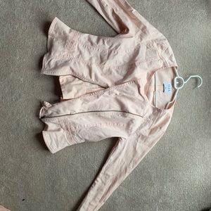 Large Pink Jean Jacket